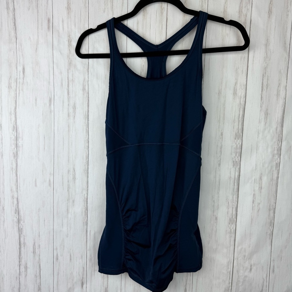 Athleta Blue Racerback Tank Top